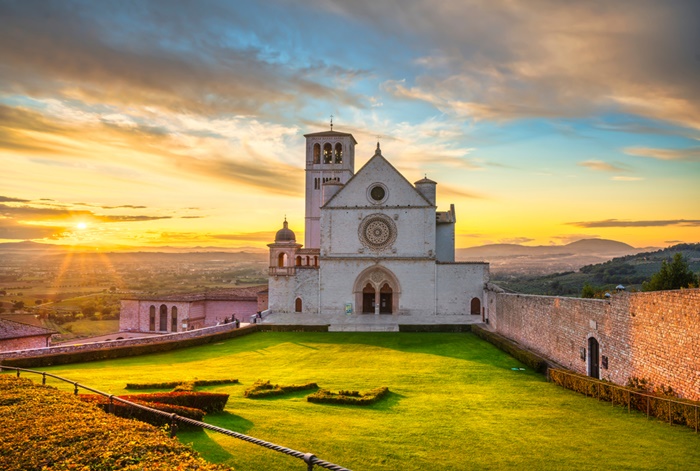 Assisi,,San,Francesco,Or,Saint,Francis,Basilica,Upper,Church,At